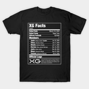 XG Nutritional Facts T-Shirt